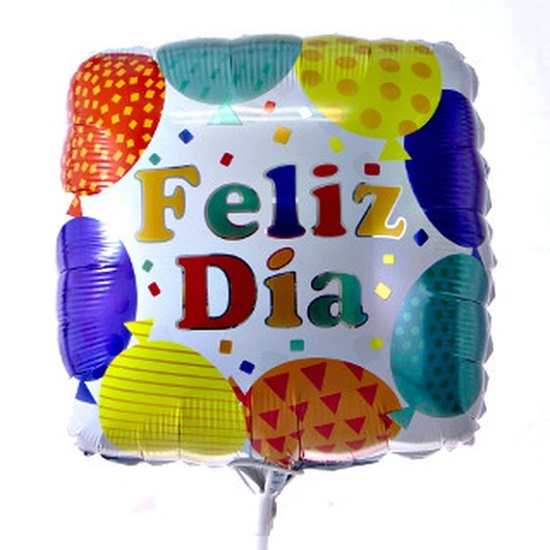 Globo con Aire Grande Feliz Dia 