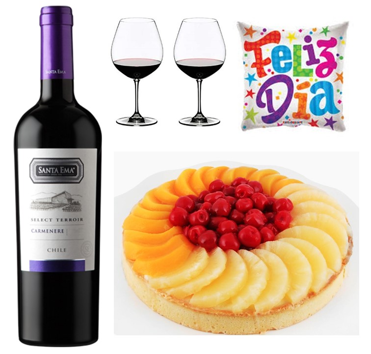 Tartaleta del D�a, Vino 750 cc, Globito Y Copas